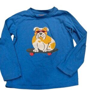 Cat & Jack Kids SM Long Sleeve Bulldog